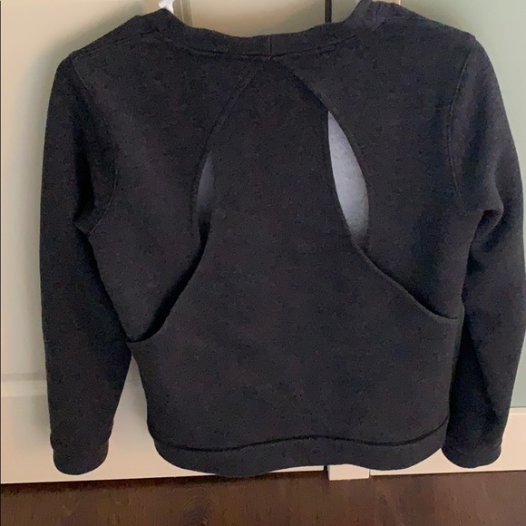 Lululemon Athletica Sweatshirt with Cutout Back - Picture 2 of 3
